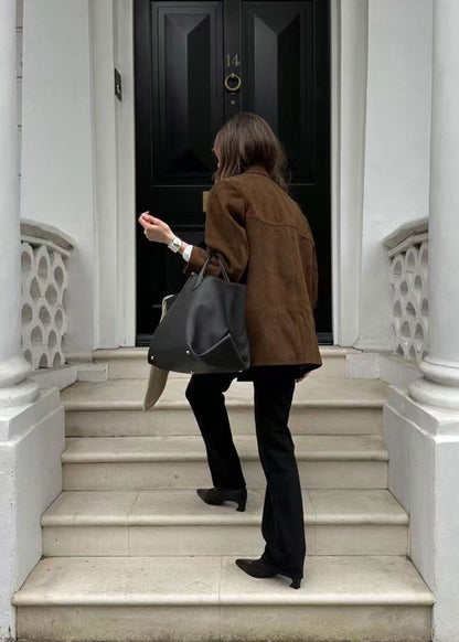 Brown Suede Jacket