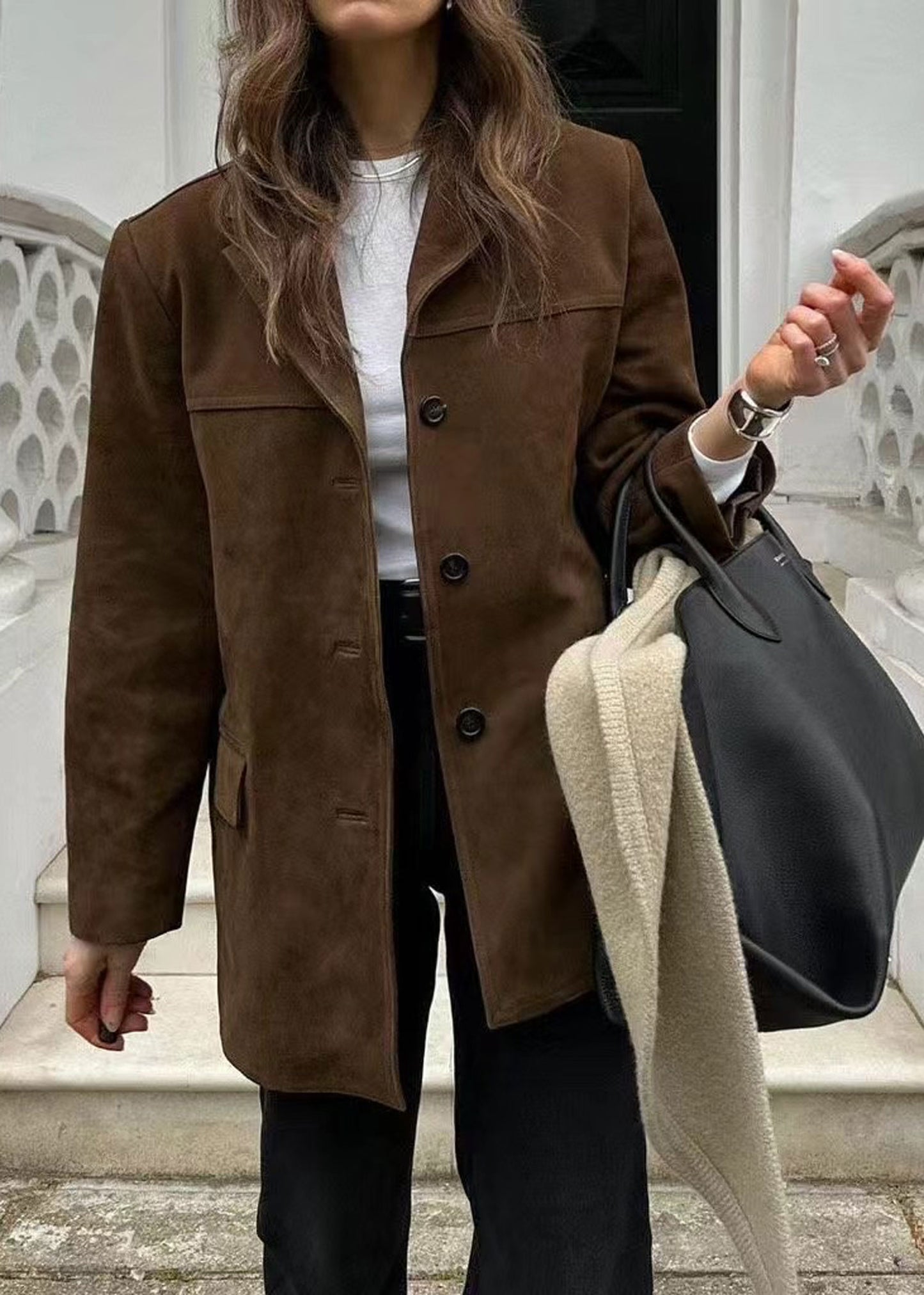 Brown Suede Jacket