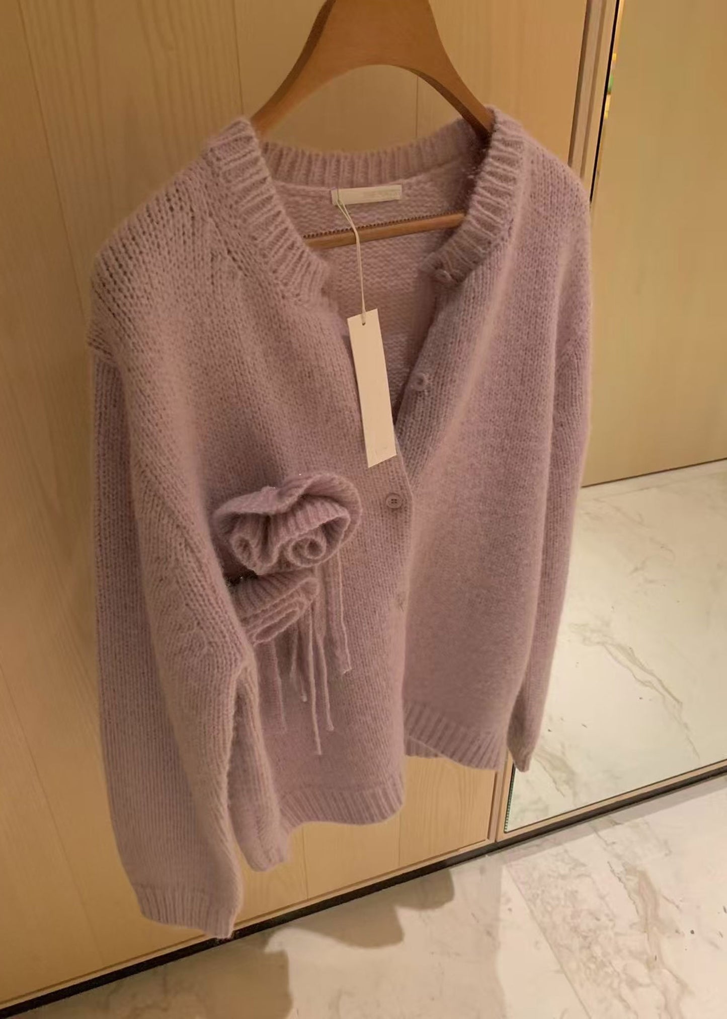 Rosette Cardigan