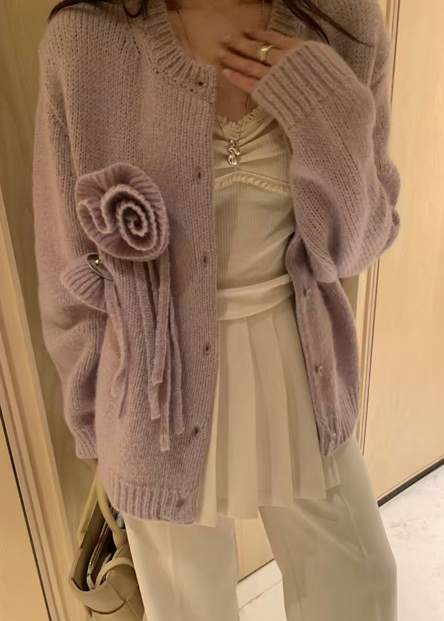 Rosette Cardigan